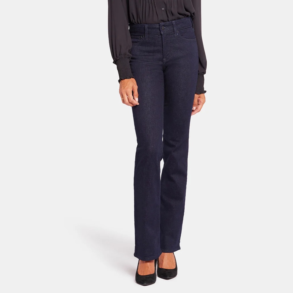 Nydj Barbara Bootcut Jeans High Rise Stretch Denim Size 14
